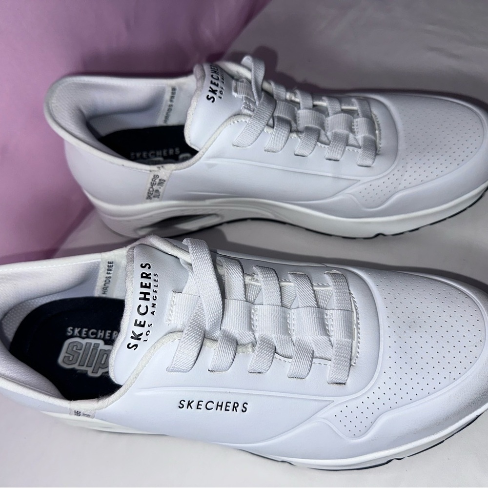 Skechers Men's Classic White Sneakers